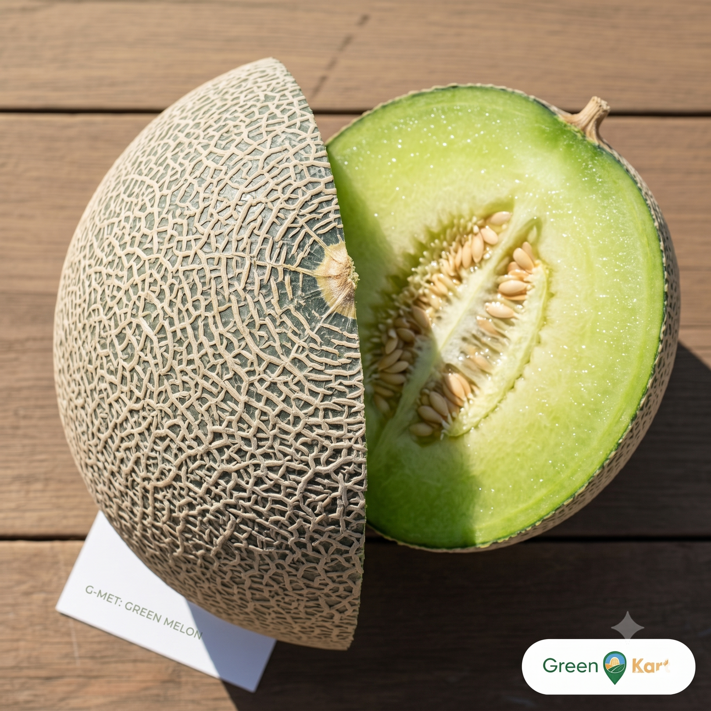 Single green melon